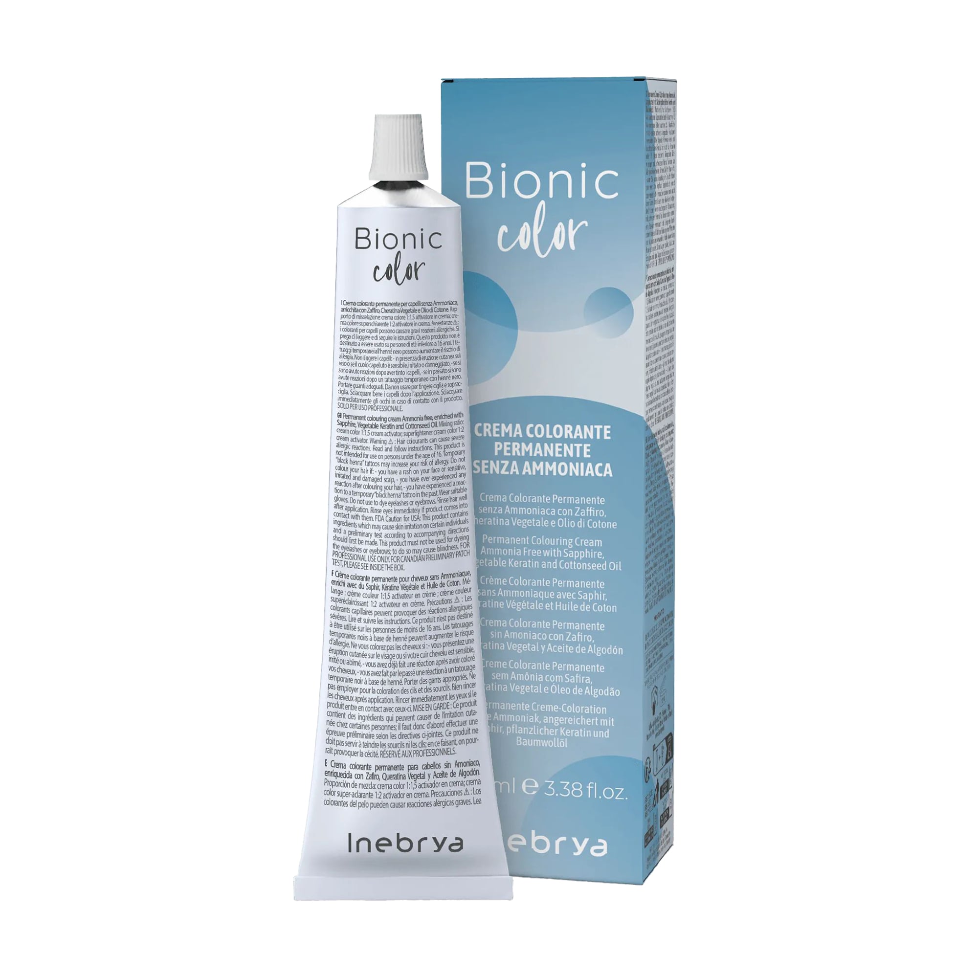 Уцінка! Напівперманентна крем-фарба для волосся Inebrya Bionic Color 8/31 Light Blonde Sandy, 100 мл
